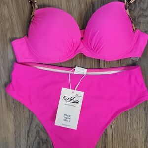 Pink Women's Bikini Set